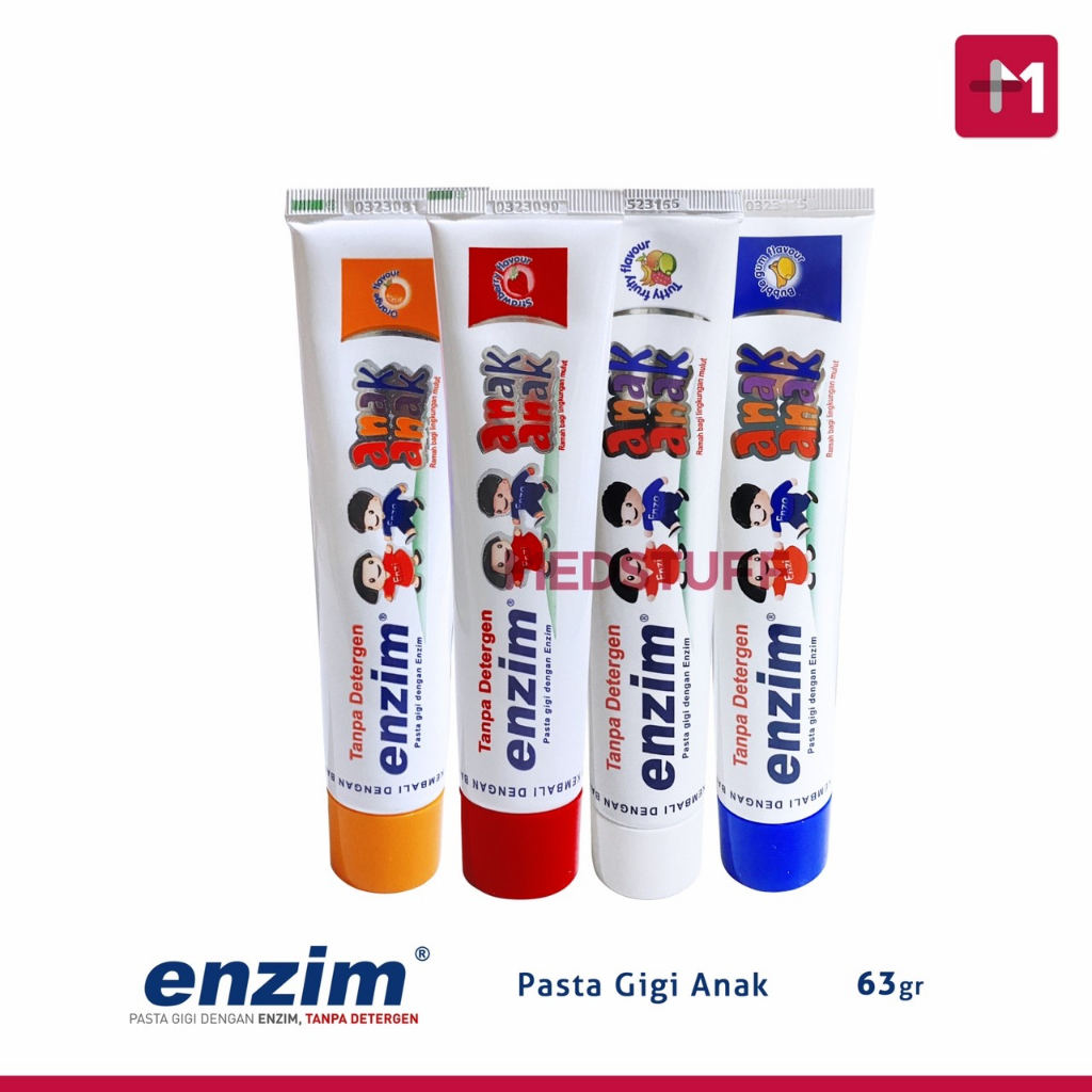 Pasta Gigi Enzim Anak 63gr Enzim Pasta Gigi Anak 63gram
