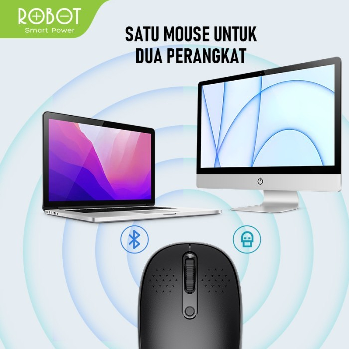 GRATIS MOUSEPAD MOUSE M205 / M360 WIRELESS ROBOT LUCU