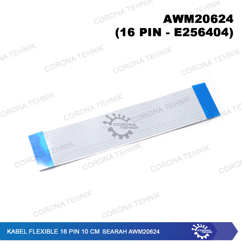 AWM20624 Kabel Flexible 16 Pin 10 cm Pitch 1.25 mm Searah