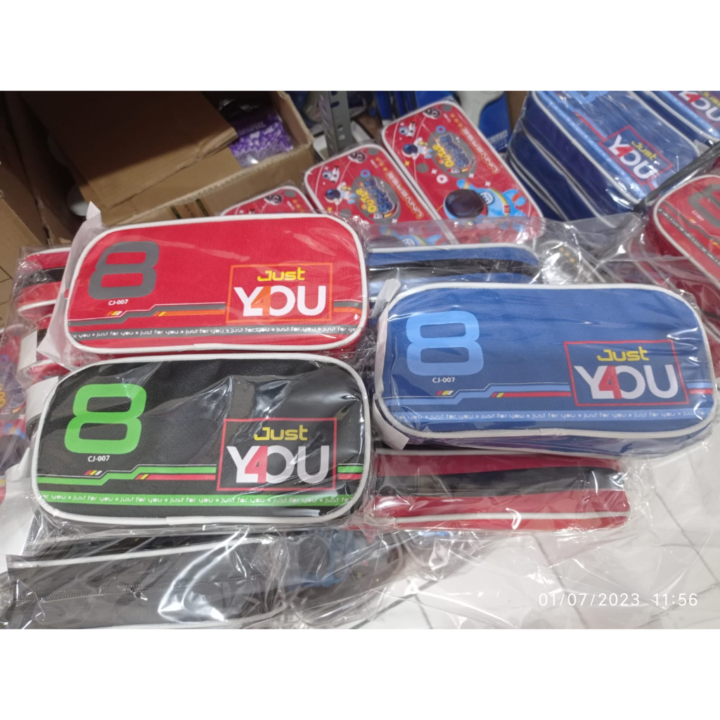 

Kotak Pensil Kain Resleting 1 (Just for you) / Tempat Pensil / Pencil Case / Bisa Cod / Toko Gemilang