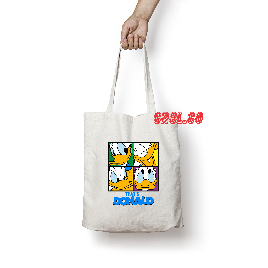 Totebag Lucu Motif macam - macam // Totebag Canvas Resleting