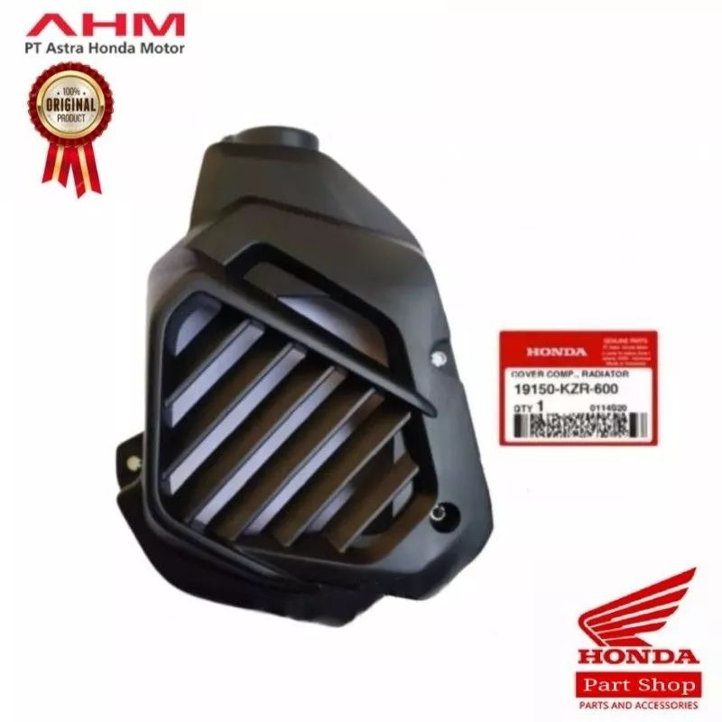19150-KZR-600 Cover Radiator Vario Techno 125 Old 2012 2014 Ori