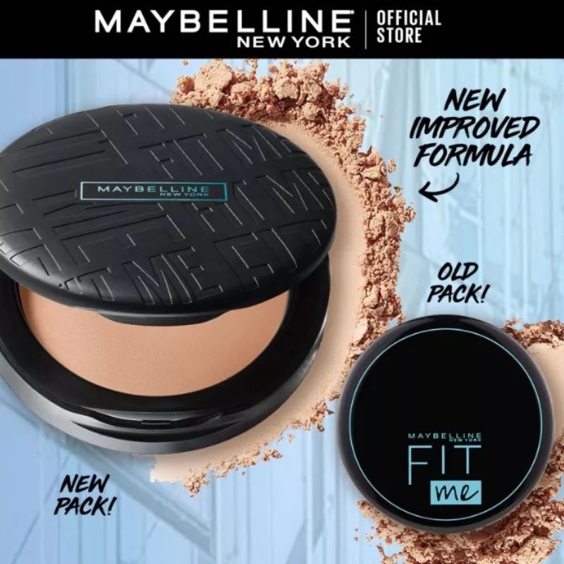 MAYBELLINE FIT ME MATTE+PORELESS POWDER 12H SPF28 PA+++