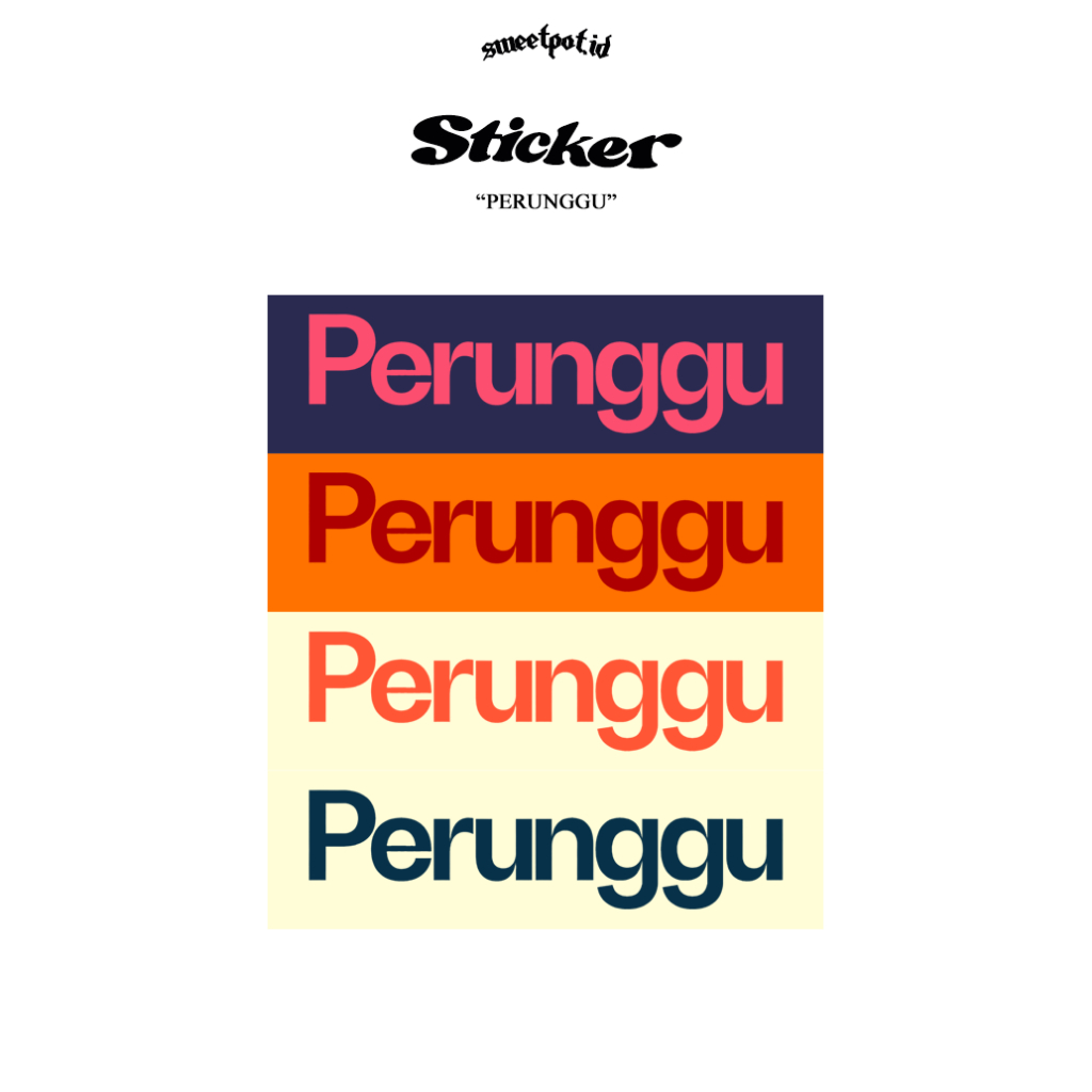 (BISA COD) STICKER PERUNGGU BAND / STICKER BIJIAN / STICKER ECERAN / STICKER METAL / STICKER POP / S