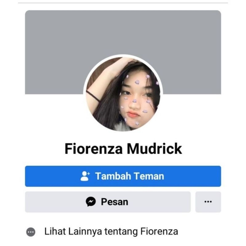 fb kosongan sudah ada pp / foto profil bergaransi