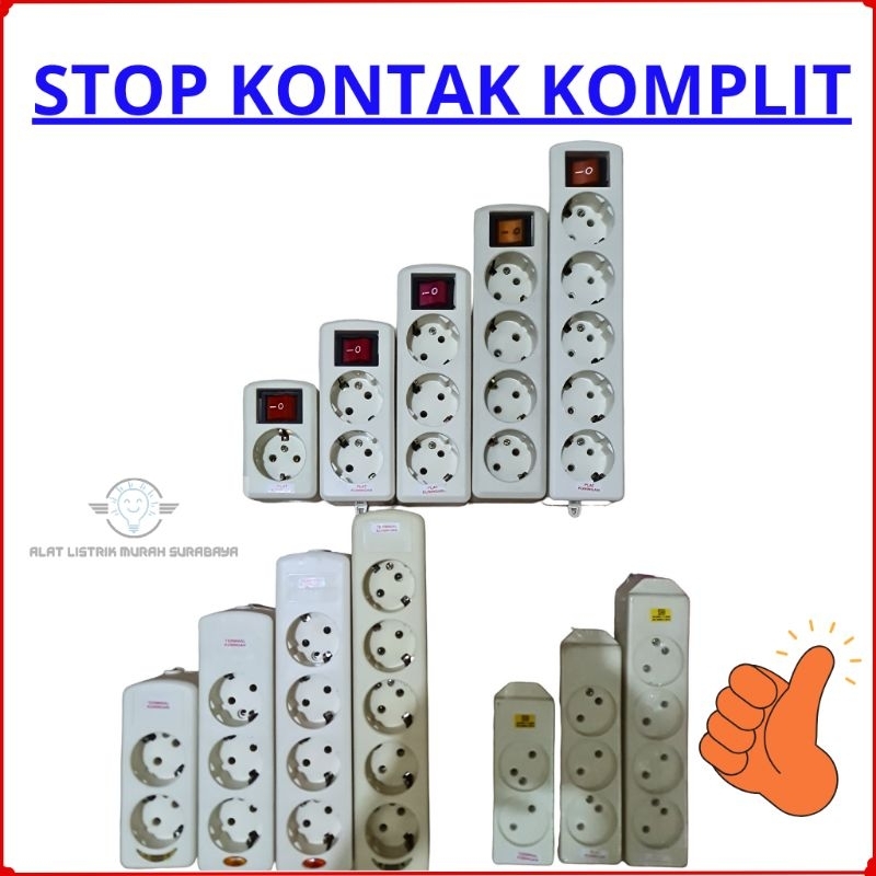 DEXICON Stop Kontak Switch On Off tanpa Kabel