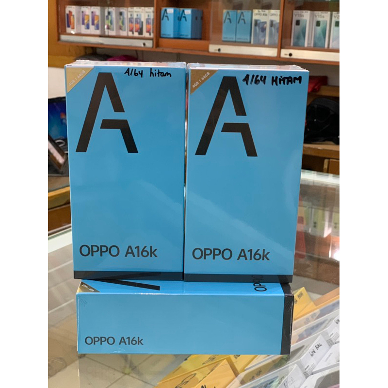 Oppo A16k ram4/64gb garansi resmi original