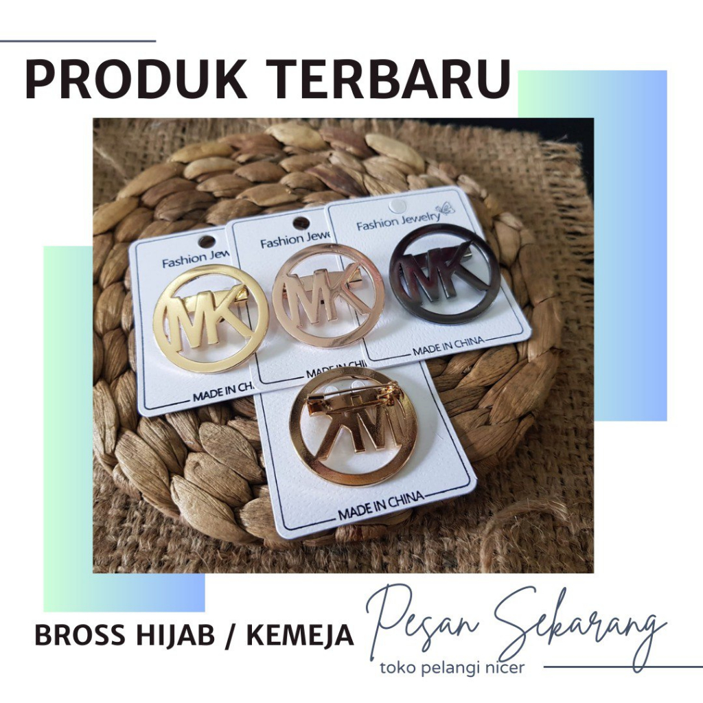 Bros Wanita Bross Hijab Aksesoris Korea Pin Jilbab - Hijab - Kemeja - Blazer Logo1
