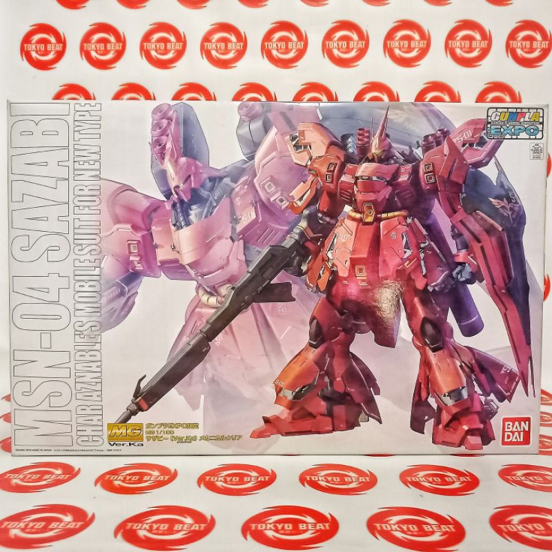 MG SAZABI MECHANICAL CLEAR COLOR GUNPLA EXPO LIMITED