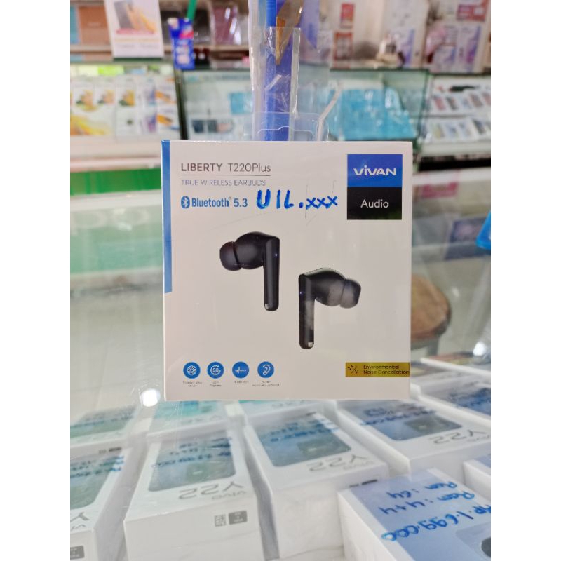 Vivan wireless Earbuds Liberty T220 plus plasmaponsel