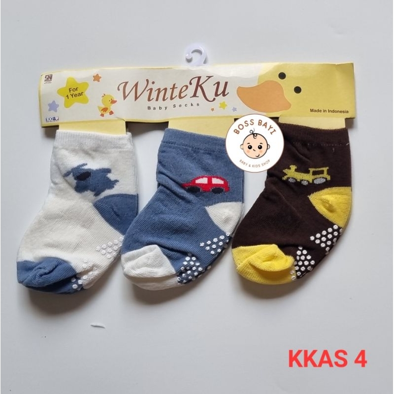 WINTEKU - Kaos Kaki Anti Slip Anak 1-3th