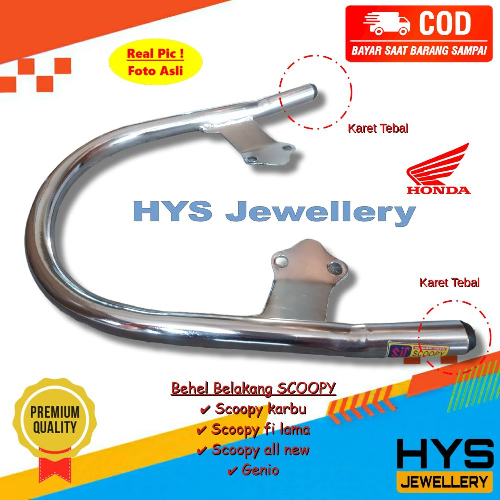 [COD] Begel Behel Jok Genio Scoopy New 2023 2022 2021 2020 - Fi Injeksi - Karbu Lama - Variasi Motor