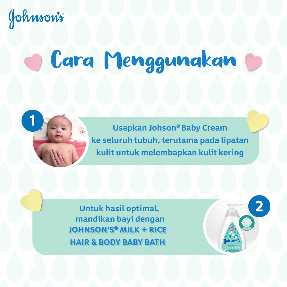 ❤ZJ❤ JOHNSON's Baby CREAM 50gr 100gr | Krim Bayi Johnson's 50gr 100gr