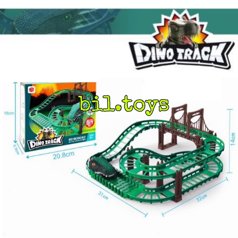 MAINAN ANAK LINTASAN DINOSAURUS DINO TRACK MOBIL LINTASAN DINOSAURUS