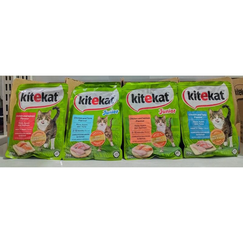 Kitekat Sachet Promo 70gr All Variant | makanan basah sachet kitecat pouch