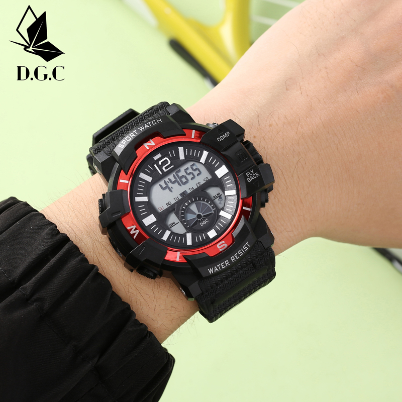 [COD] Jam Tangan Rubber Digital Sport Wanita Pria Fashion Korea Import Grosir Murah M194