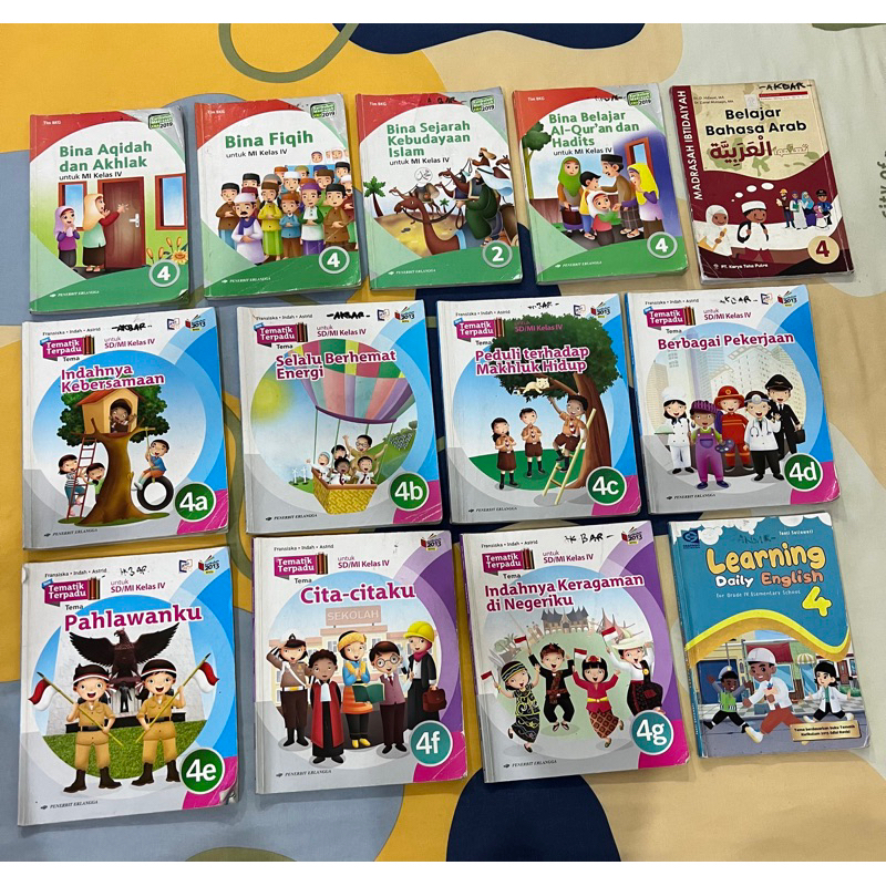 

Buku Tematik Terpadu Erlangga Kurikulum 2013 kelas 4 SD/MI