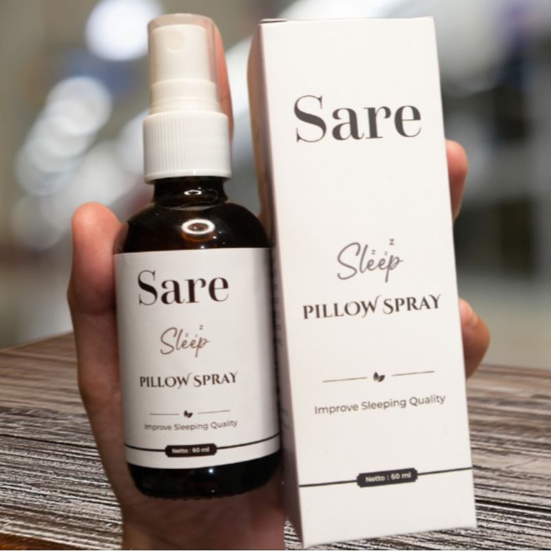 SARE Pillow Spray 60 ml / Sare Anti Insomnia / Sare Aroma Teraphy Ruangan