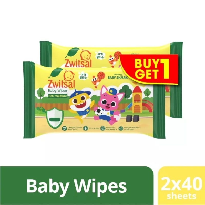 Zwitsal Baby Wipes Rich Moisture Tisu Basah Bayi