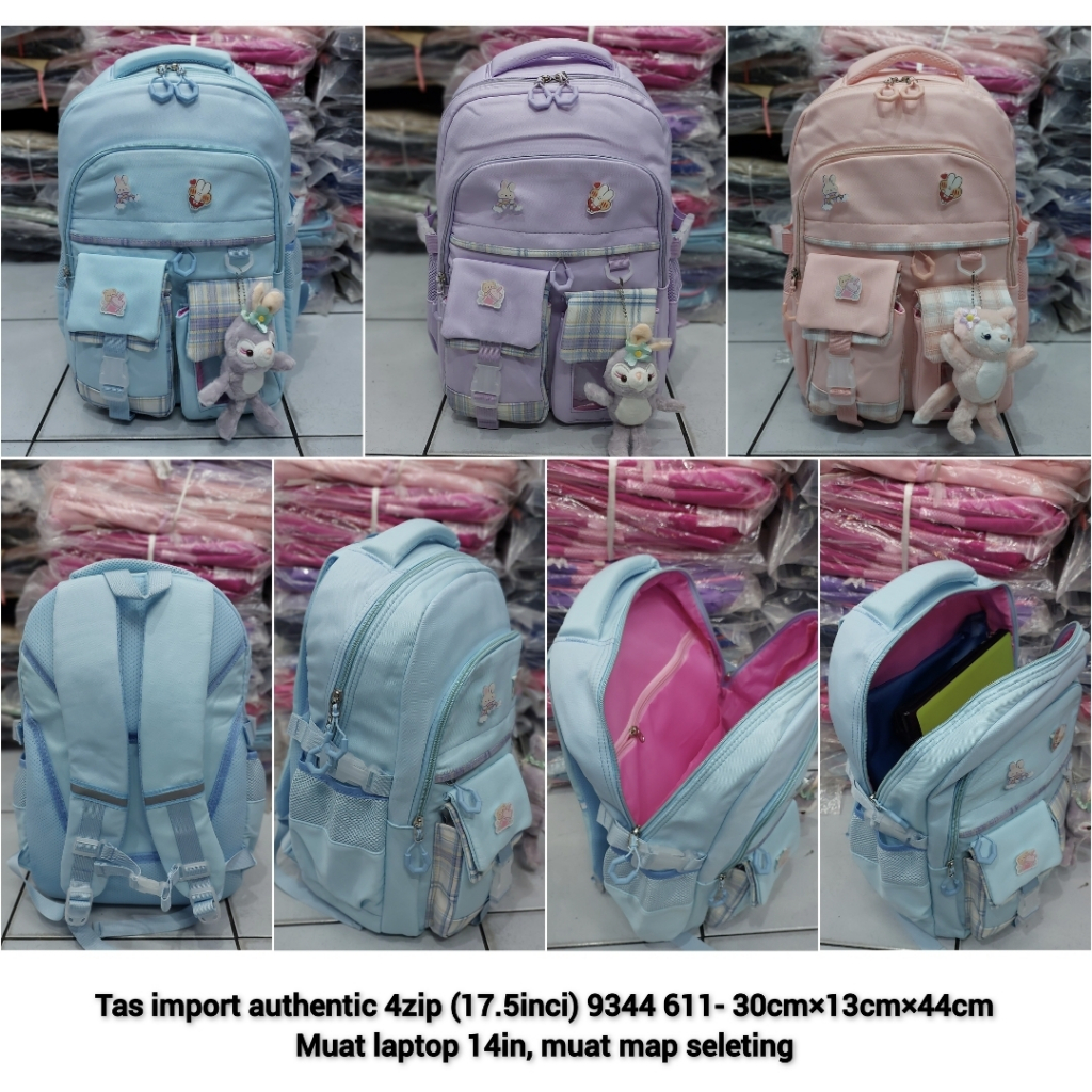 BACKPACK SD SMP SMA anak perempuan bahan dasar yang premium dan lebih berkualitas.