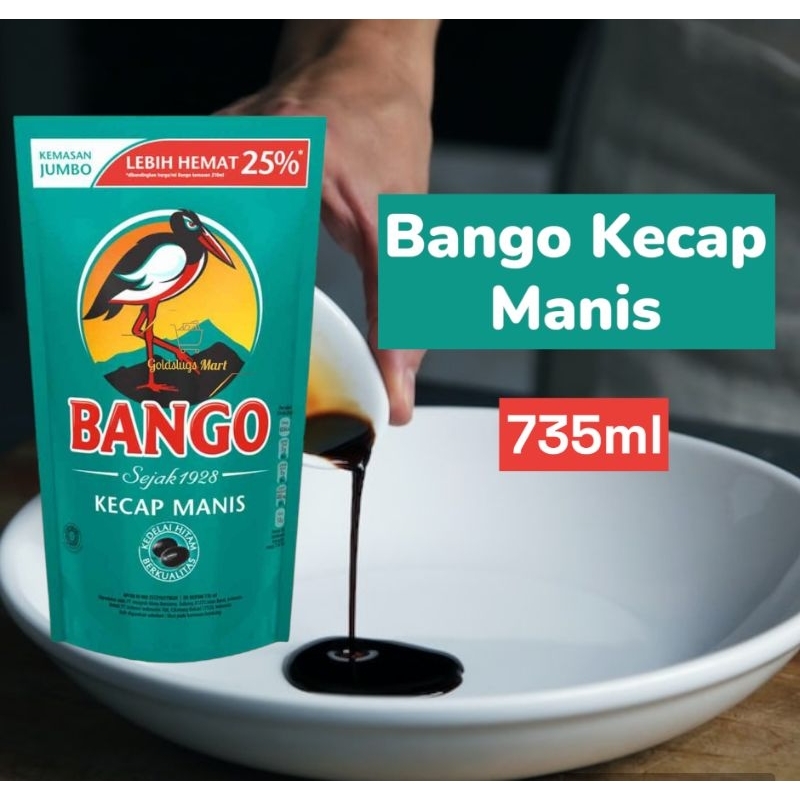 GS Bango Kecap Manis Refill 735mL / Soy sauce