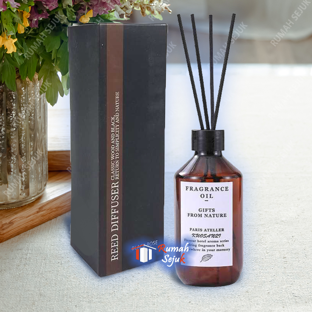 RS - Reed Diffuser Aroma Terapi Difuser Parfum Esensial Oil Disfuser Pengharum Pewangi Ruangan Kamar RS-14 Regular Essential  Refill Isi Ulang Rid Defuser Fragrances Humidifer Aromatherapy Aromaterapi Stick Rattan Premium