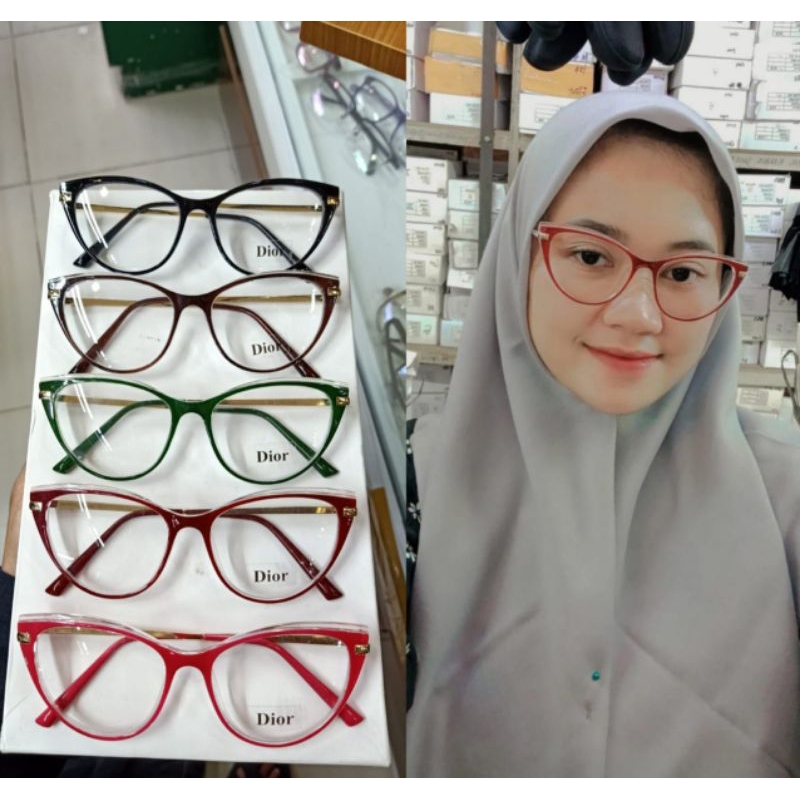 KACAMATA PHOTOCROMIC WANITA ANTI RADIASI (97025) FRAME LENSA MINUS