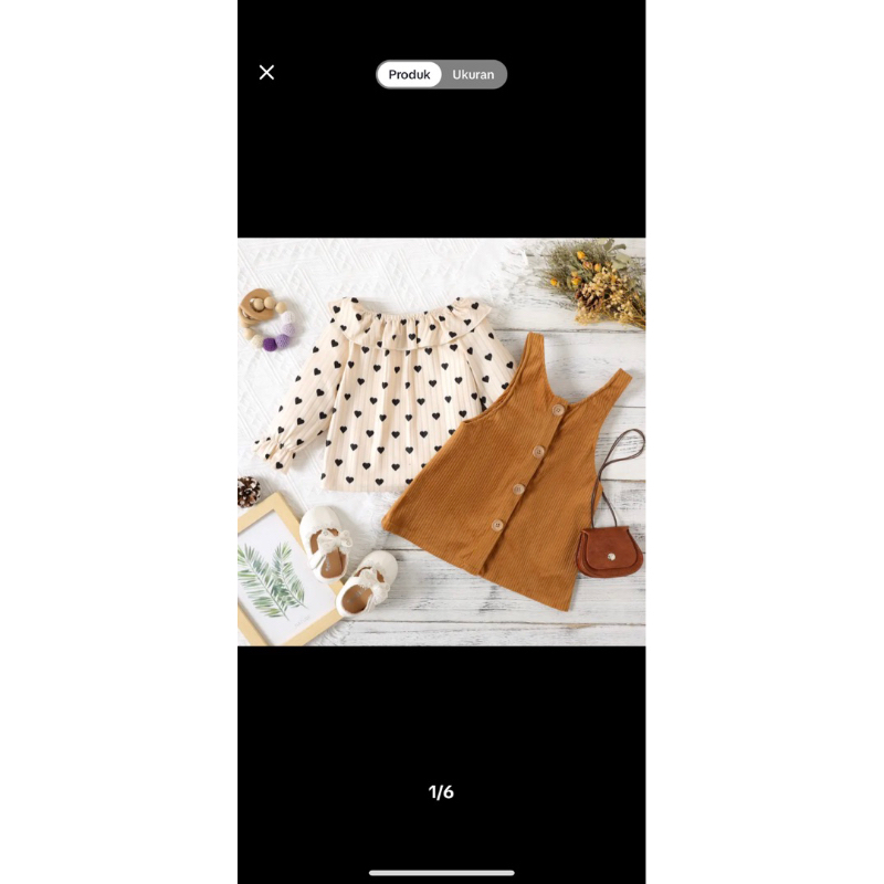 patpat baju anak overall