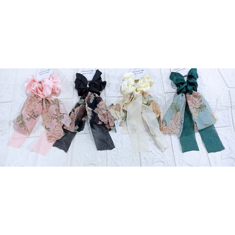 ikat rambut korea pita premium fashion