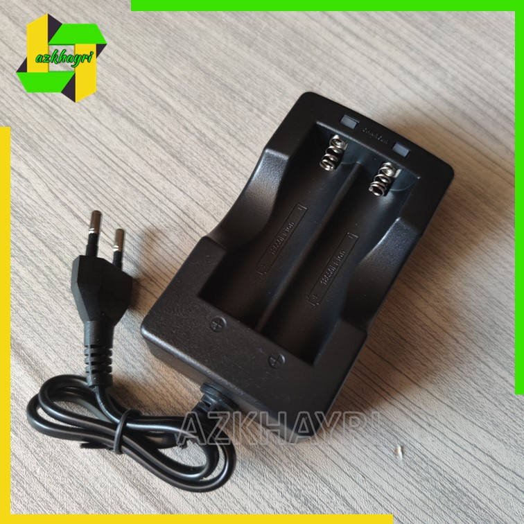 Charger Baterai 2 x 18650 2 slot taffware