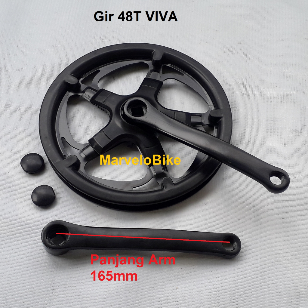 Crank Gir Sepeda Lipat BMX Fixie Mini 48T VIVA Single Speed