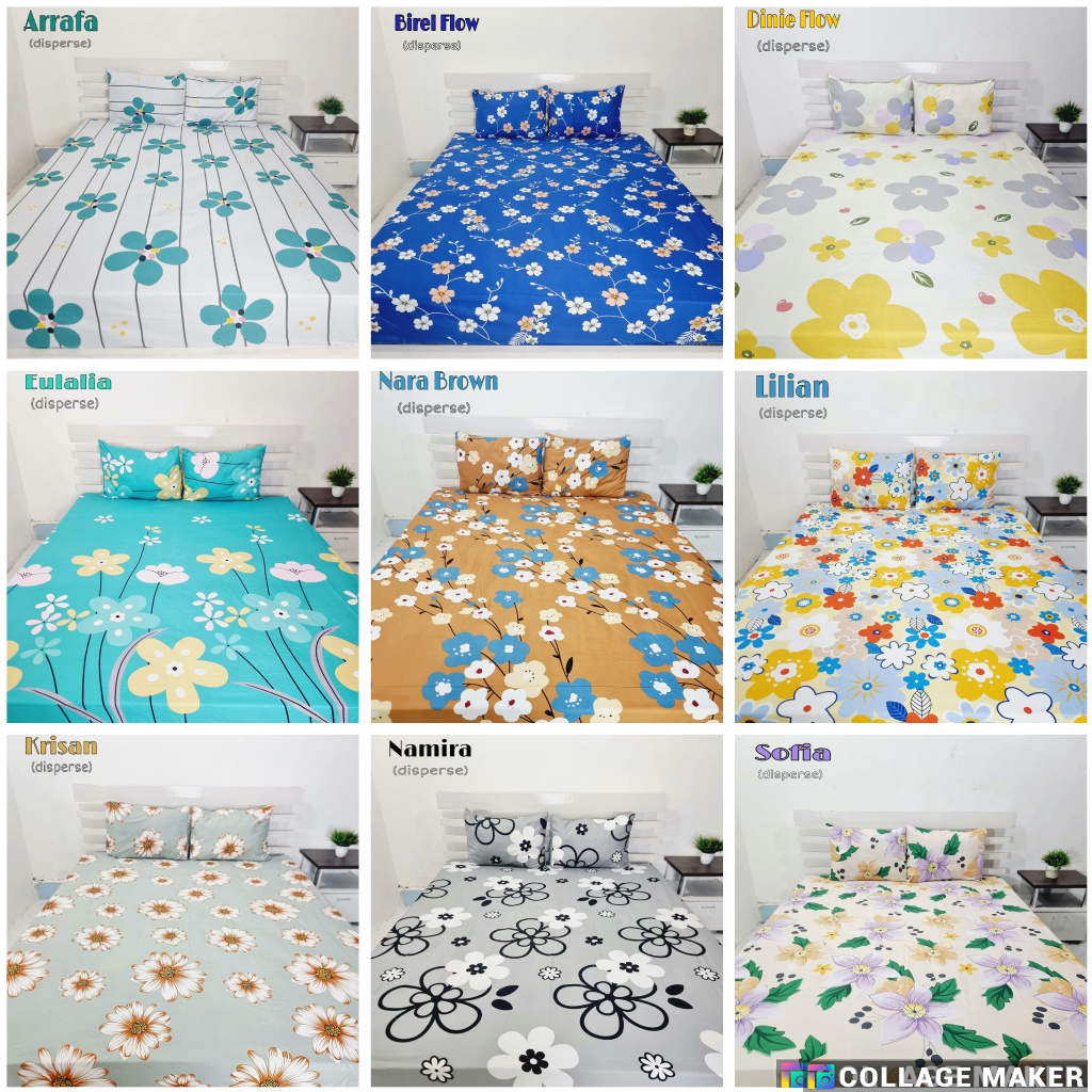 SPREI MOTIF BUNGA KECIL - DAISY - FLOWER