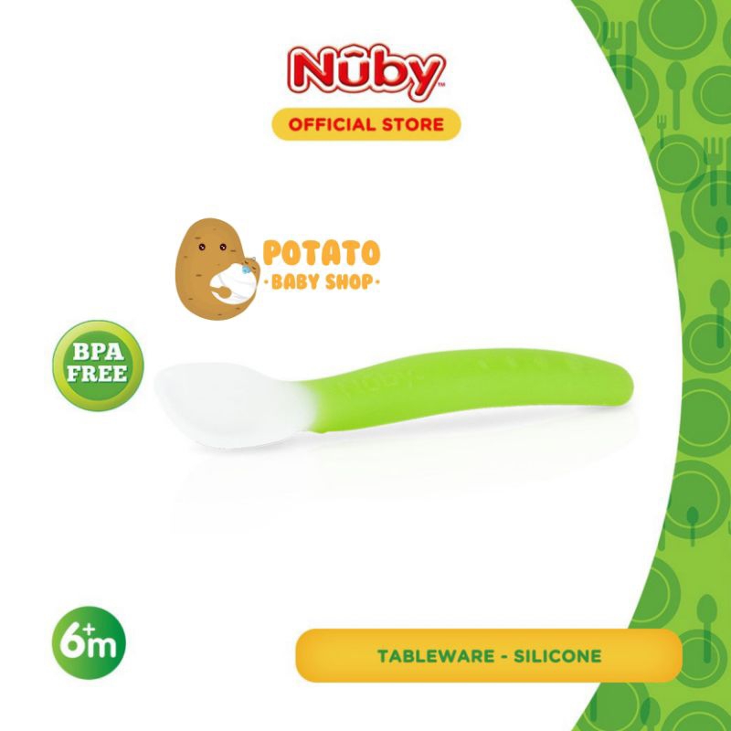 Nuby Garden Fresh Spoon with Case - Sendok Nuby