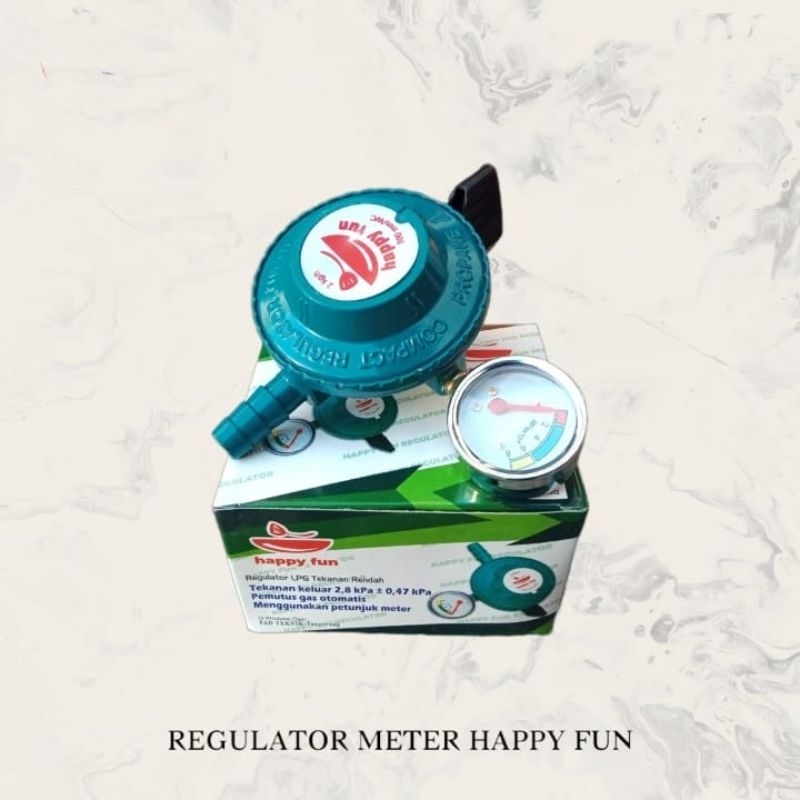 Regulator Gas Anti Bocor Regulator Happy Fun Paket Selang Sdah SNI