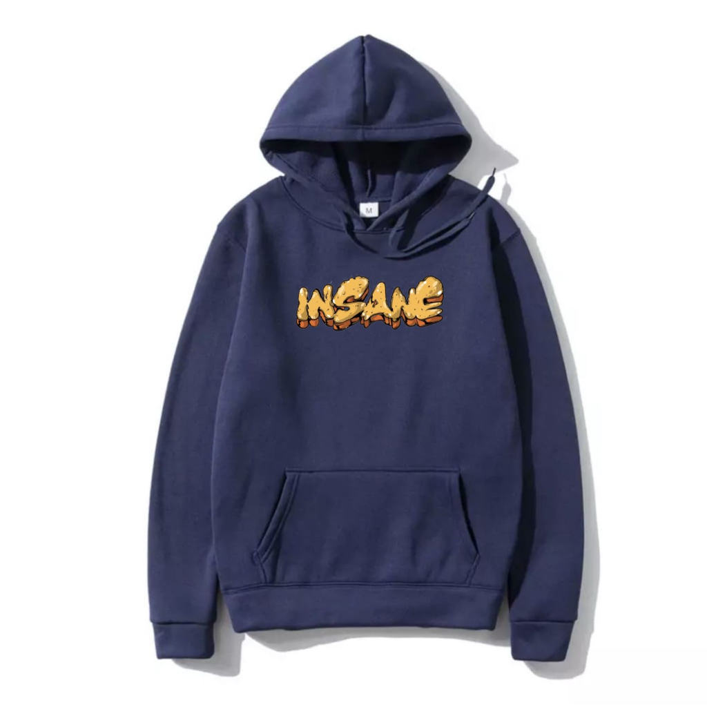 Hoodie Jumper INSANE Jaket Unisex Pria Wanita Size L - XXL