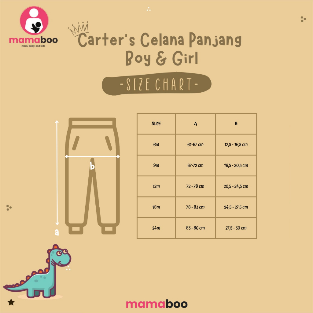 Premium Carters - Celana Panjang Boy &amp; Girl