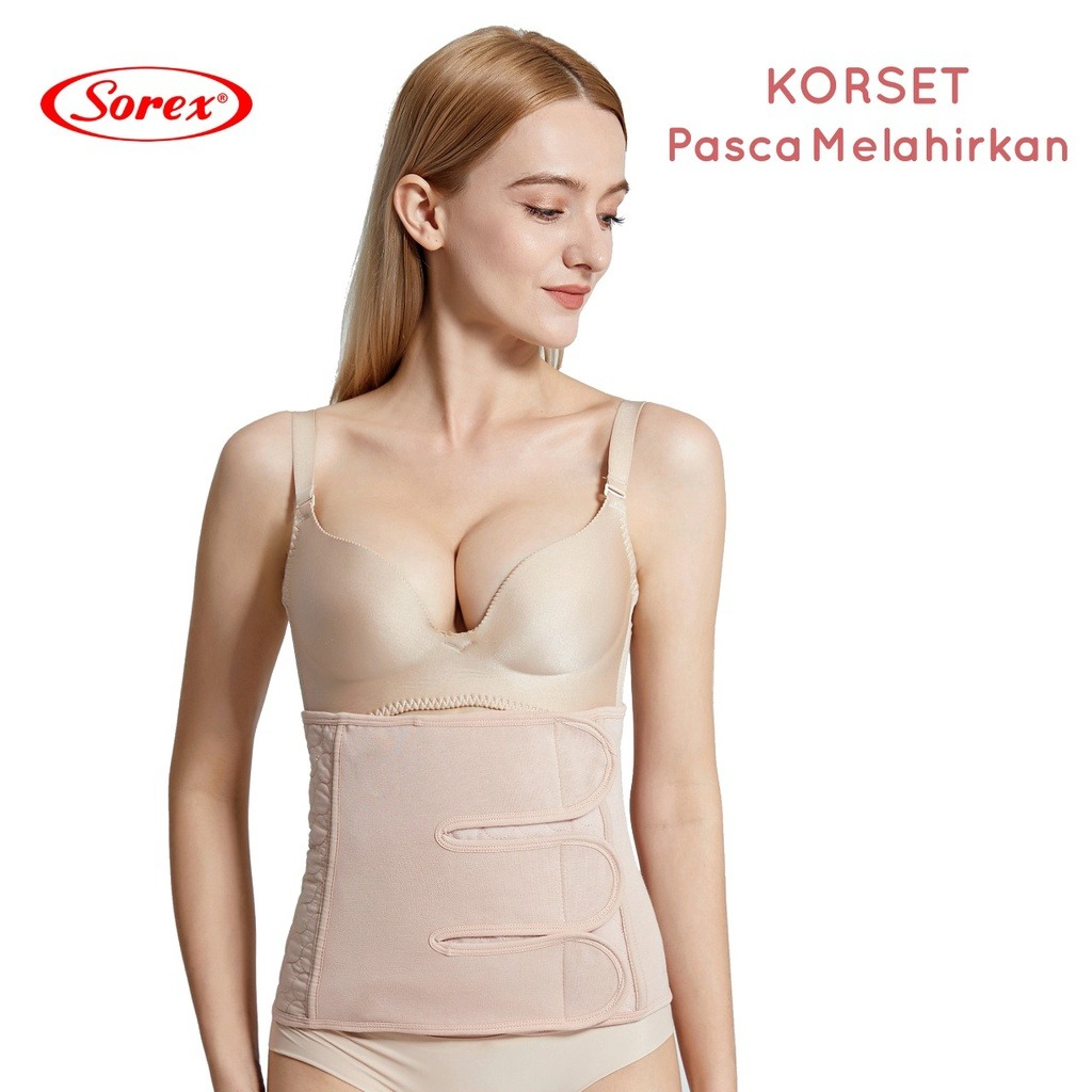 Sorex Slimming Corset | Korset Pasca Melahirkan Aman Dipakai Setelah Operasi Caesar Freesize 4431 / Stagen Pengecil Perut