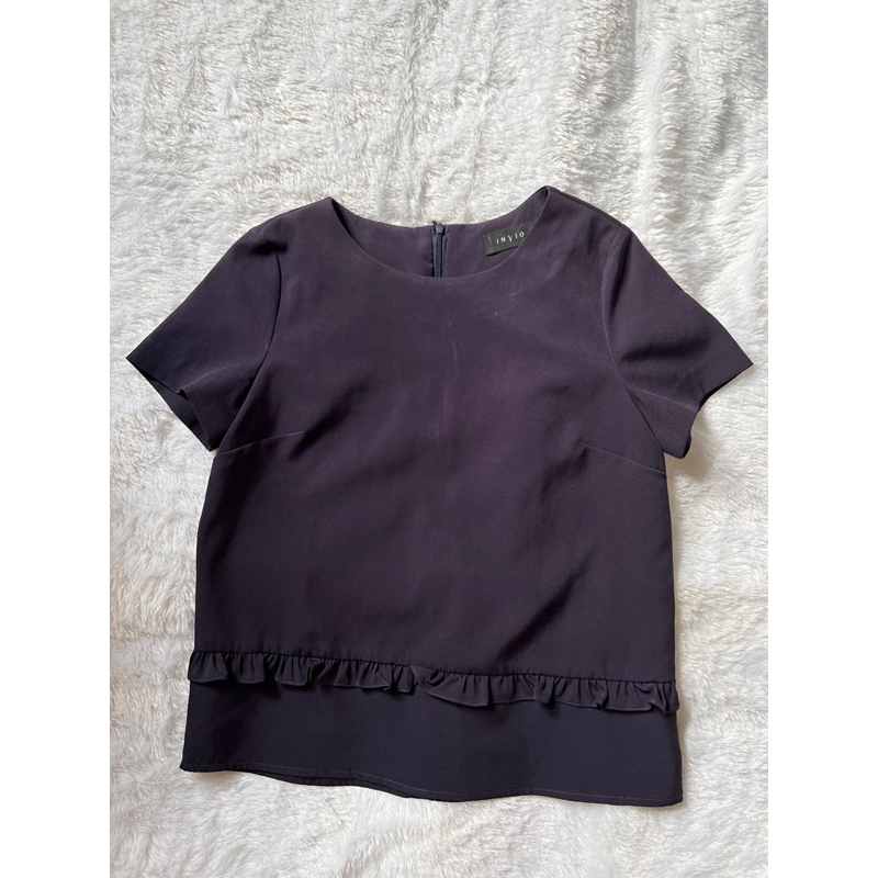 Atasan wanita warna biru dongker