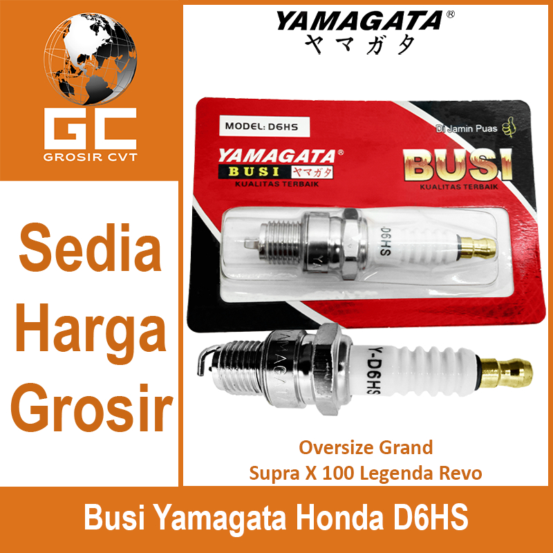 Busi Spark Racing Honda C 90 70 Oversize Grand Supra X Legenda Astrea Prima 100 Kaze R KLX 150 Blitz D6HS Yamagata