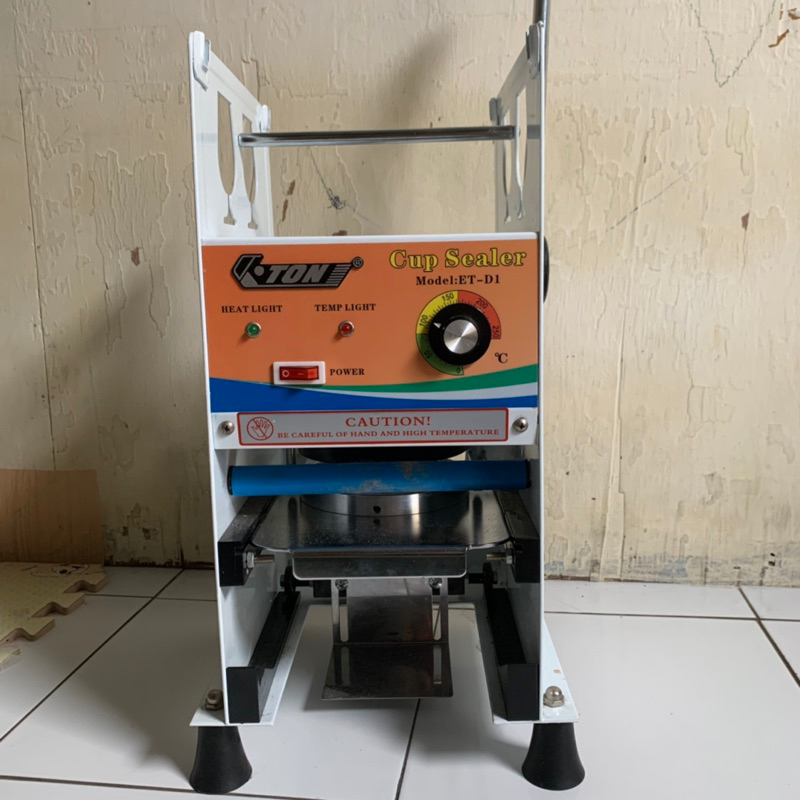 cup sealer bekas pajang mesin pencetak eton model ET-D1