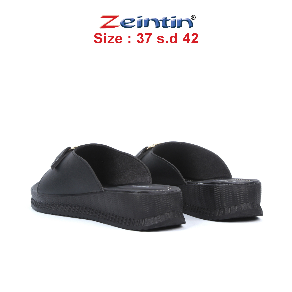 Zeintin - Sandal Wanita kulit Sintetis Slip On Sandal Wanita Wedges Model Baru Original Zeintin HP