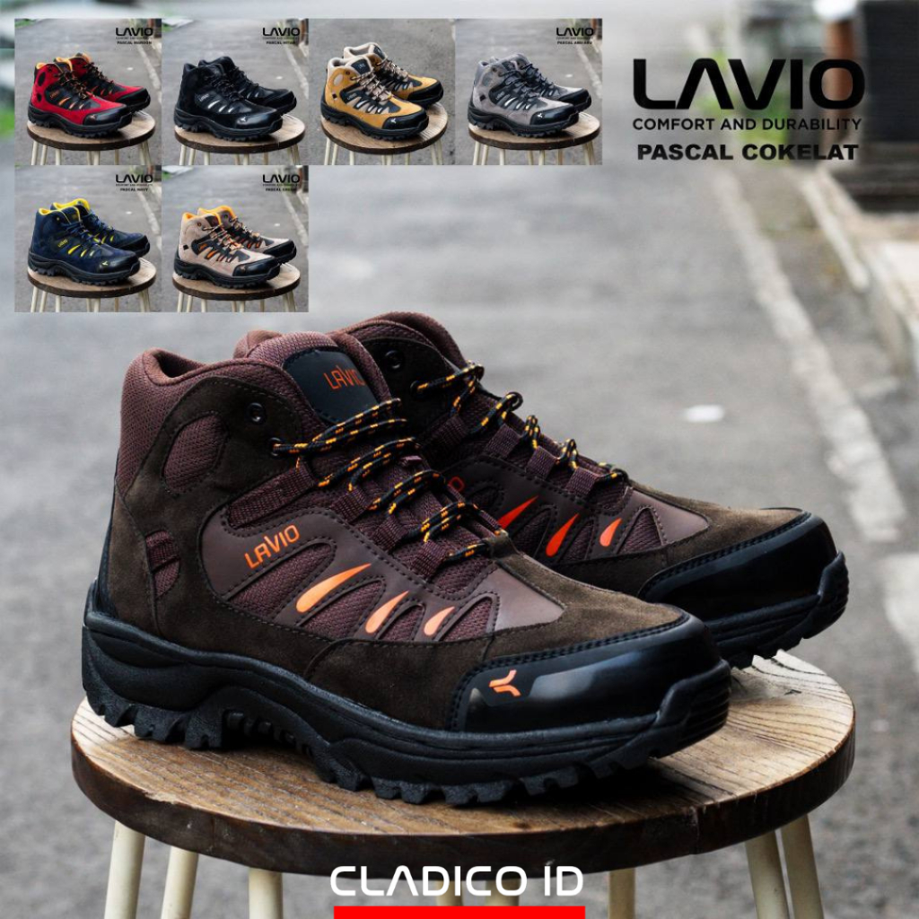 Sepatu Safety Boot Hiking outdoor Lavio Sepatu Pria Safety Boots High Premium Quality Pascal Booster Mood HaikingProyek Otdoor Touring