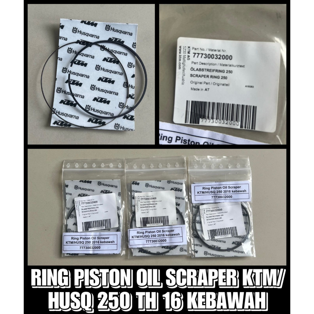 RING OIL SCRAPER KTM HUSQVARNA 250CC TAHUN 2013-2016