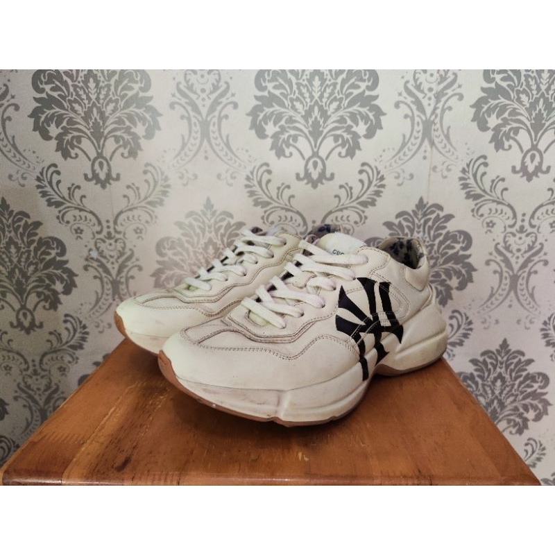 Sneakers GUCCI Ryhton X New York MLB  size 42 Made in Italy
