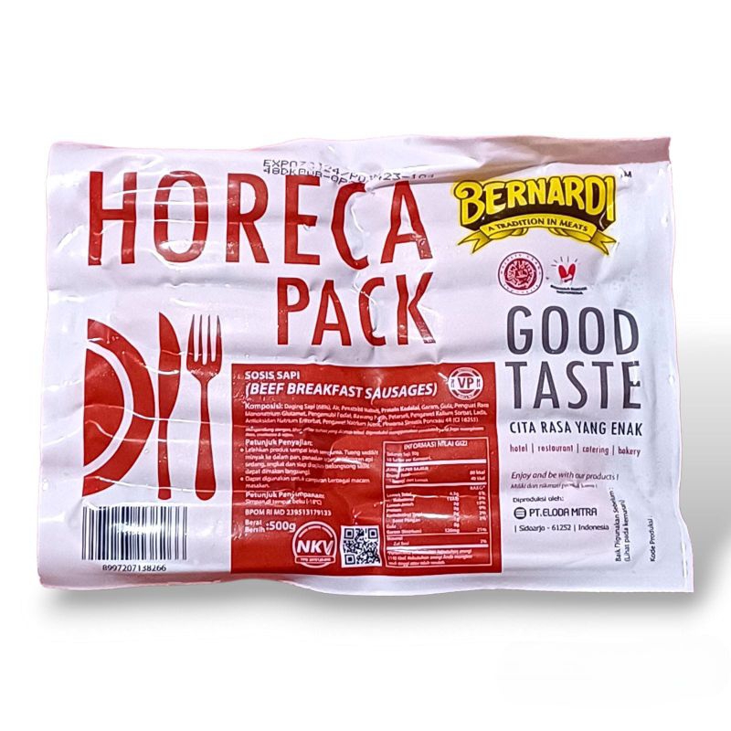 

BERNARDI Horeca sosis 500 gr