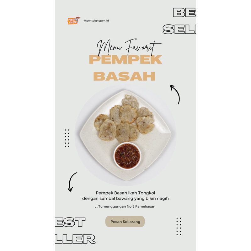 

pempek basah ikan tongkol