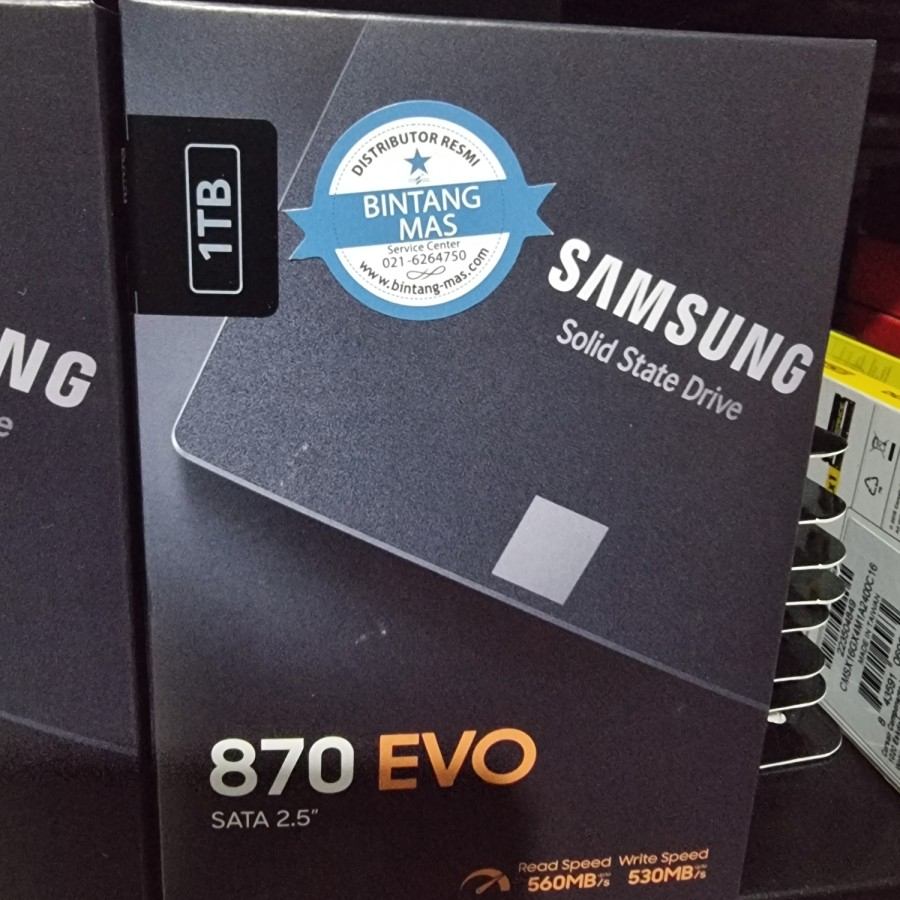 SSD Samsung 870EVO - 1TB 870 EVO 1000 GB SATA
