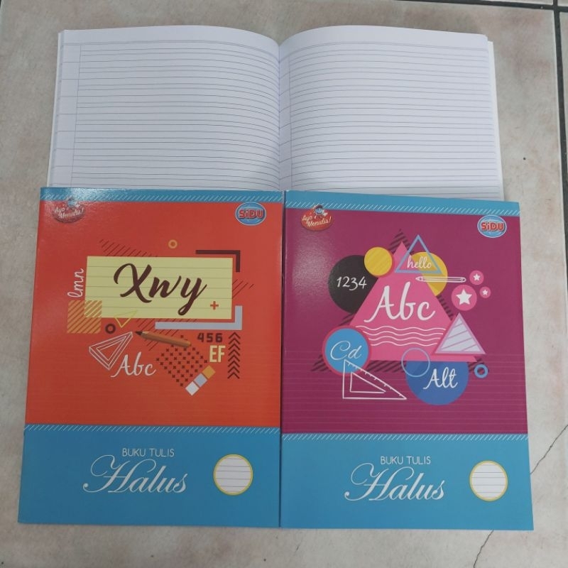 

Buku Tulis halus buku garis tiga 38 Lembar