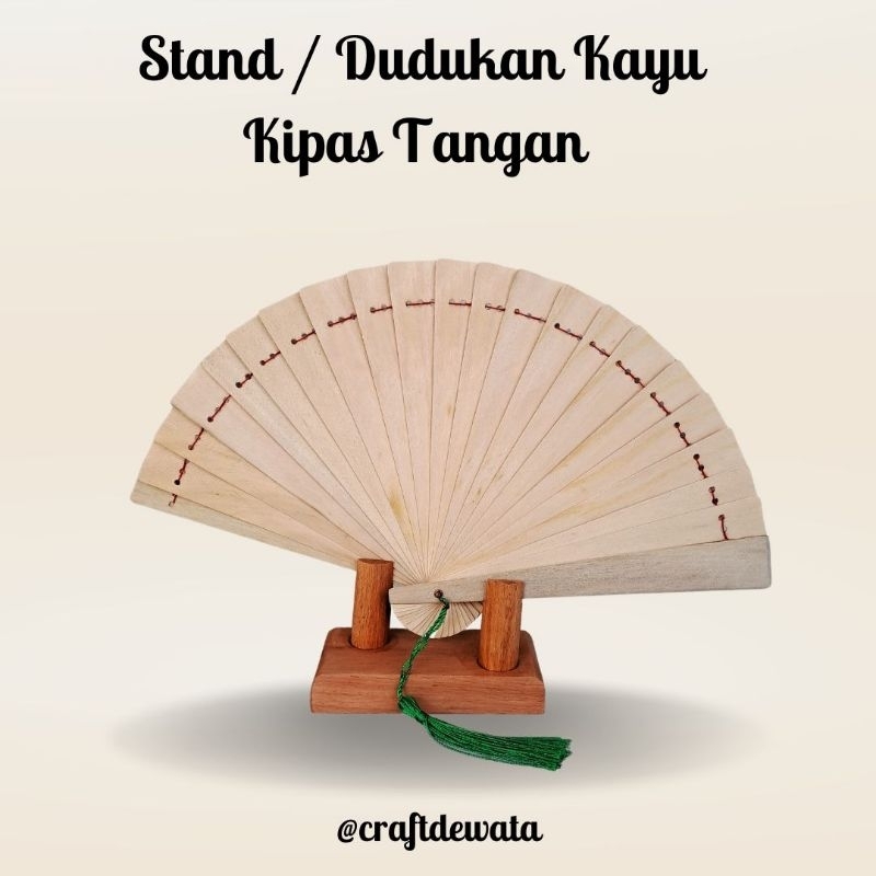 Stand Kipas  / Dudukan Kipas Kayu by Craftdewata