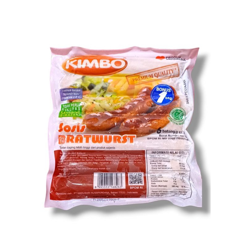 

KIMBO Sosis bratwurst 500gr